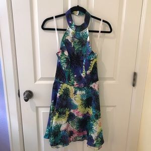 Naven floral halter dress
